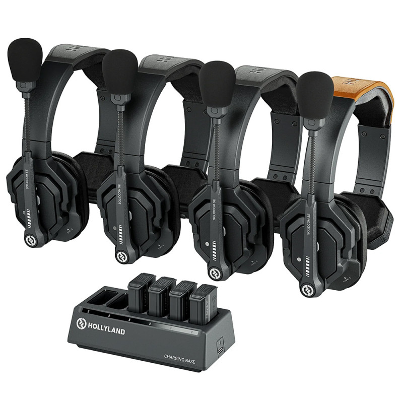Hollyland Kit Solidcom Global SE 4S - 4 utilisateurs - Hollyland - Prophot