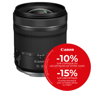 Canon Objectif RF 15-30mm F4.5-6.3 IS STM