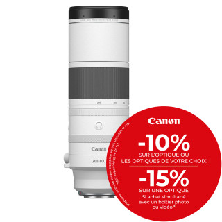 Canon Objectif RF 200-800mm f/6.3-9 IS USM