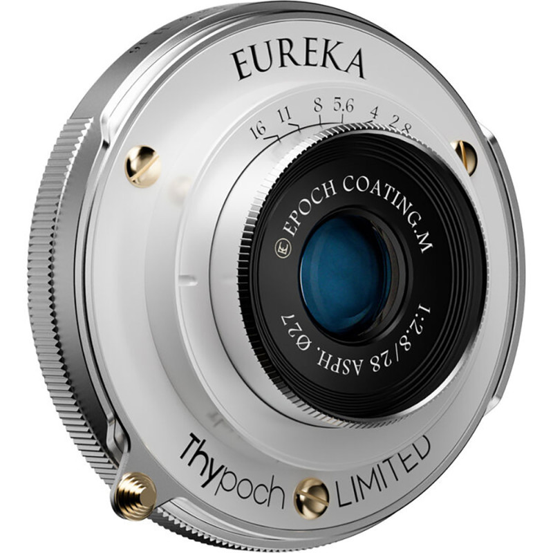 Thypoch Objectif Eureka 28mm f/2.8 - Blanc, Monture M avec Adapt X - Thypoch - Prophot