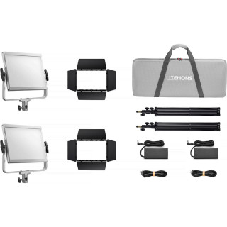 Godox Kit 2 Panneaux LED Litemons LP600R RGB - K2