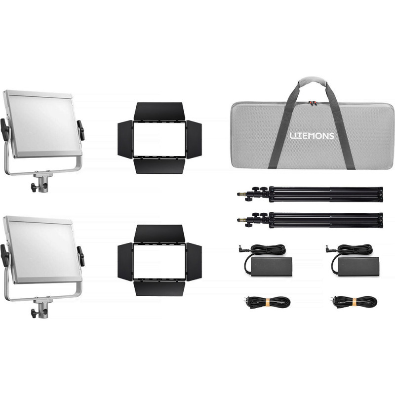 Godox Kit 2 Panneaux LED Litemons LP600R RGB - K2 - Godox - Prophot