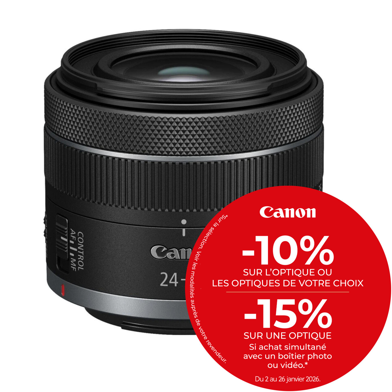 Canon Objectif RF 24-50mm f/4.5-6.3 IS STM - Canon - Prophot