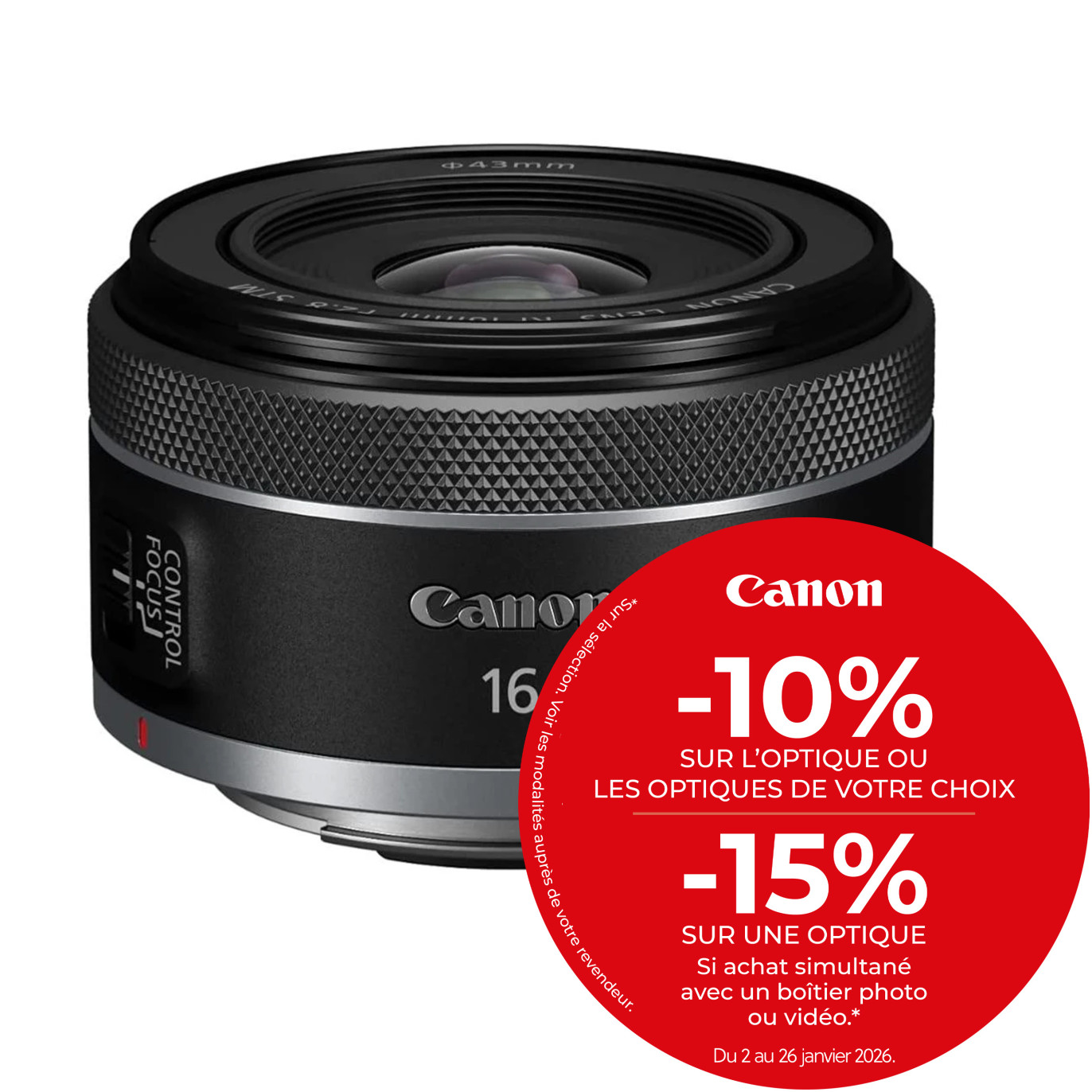 Canon Objectif RF 16mm / 2.8 STM - Canon - Prophot