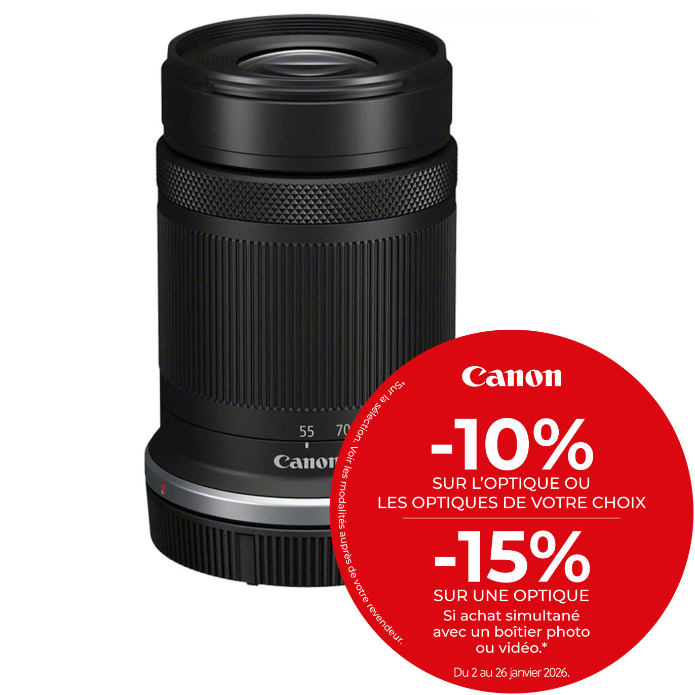 Canon Objectif RF-S 55-210mm f/5-7.1 IS STM - Canon - Prophot