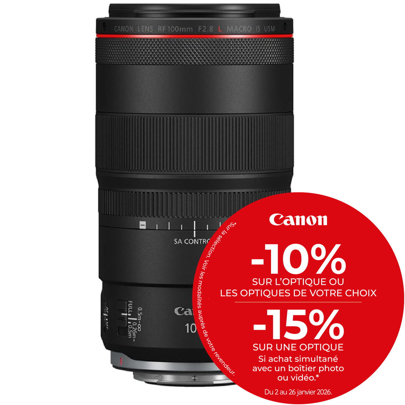Canon Objectif RF 100mm f/2.8L Macro IS USM - Canon - Prophot