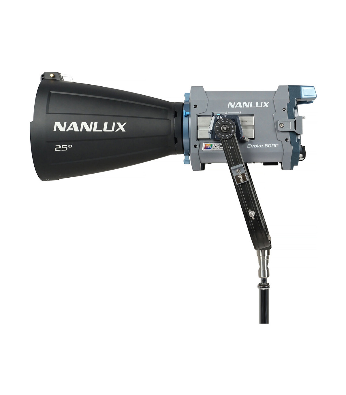 Nanlux Kit Torche LED Evoke 600C avec Réflecteur 25° et Trolley - Nanlux - Prophot
