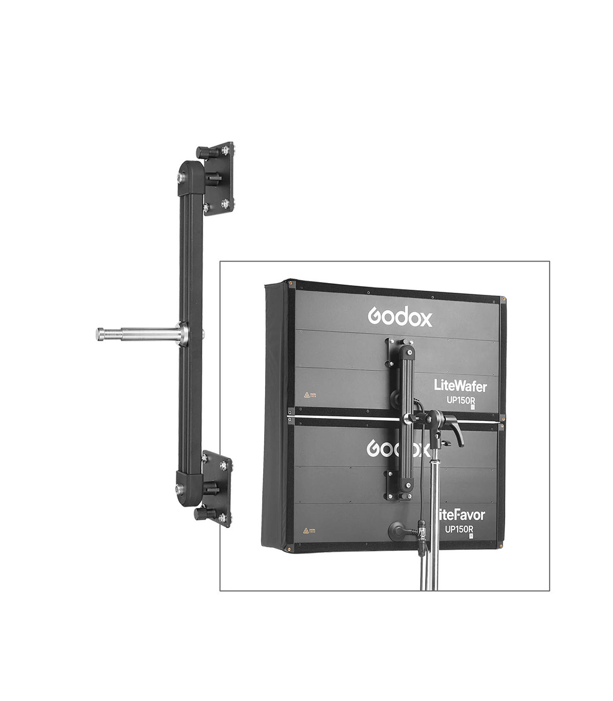 Godox Support 2x2 Horizontal pour 2 Panneaux LED UP150R - Godox - Prophot