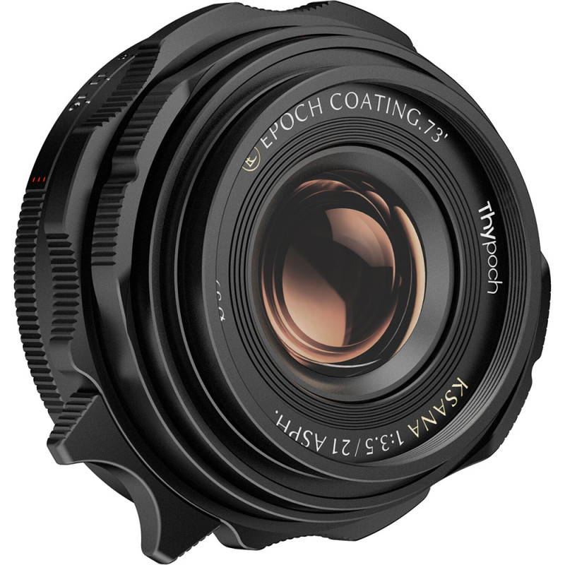Thypoch Objectif Ksana 21mm ASPH f/3.5 - Noir, Monture M - Thypoch - Prophot