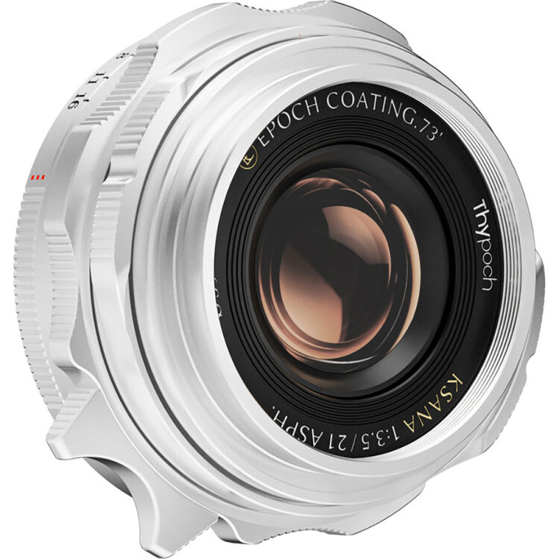 Thypoch Objectif Ksana 21mm ASPH f/3.5 - Silver, Monture M - Thypoch - Prophot