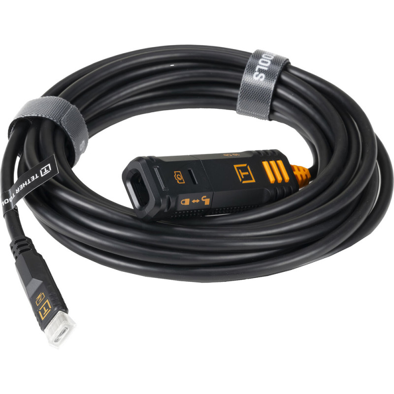 TetherTools Rallonge Tetherpro Optima 10G USB-C Locking System - Noir - Tethertools - Prophot