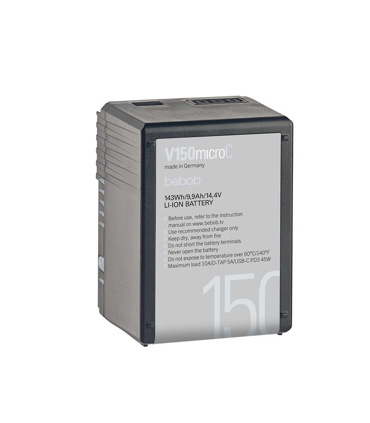 Bebob Batterie Micro V-Mount V150microC - Bebob - Prophot