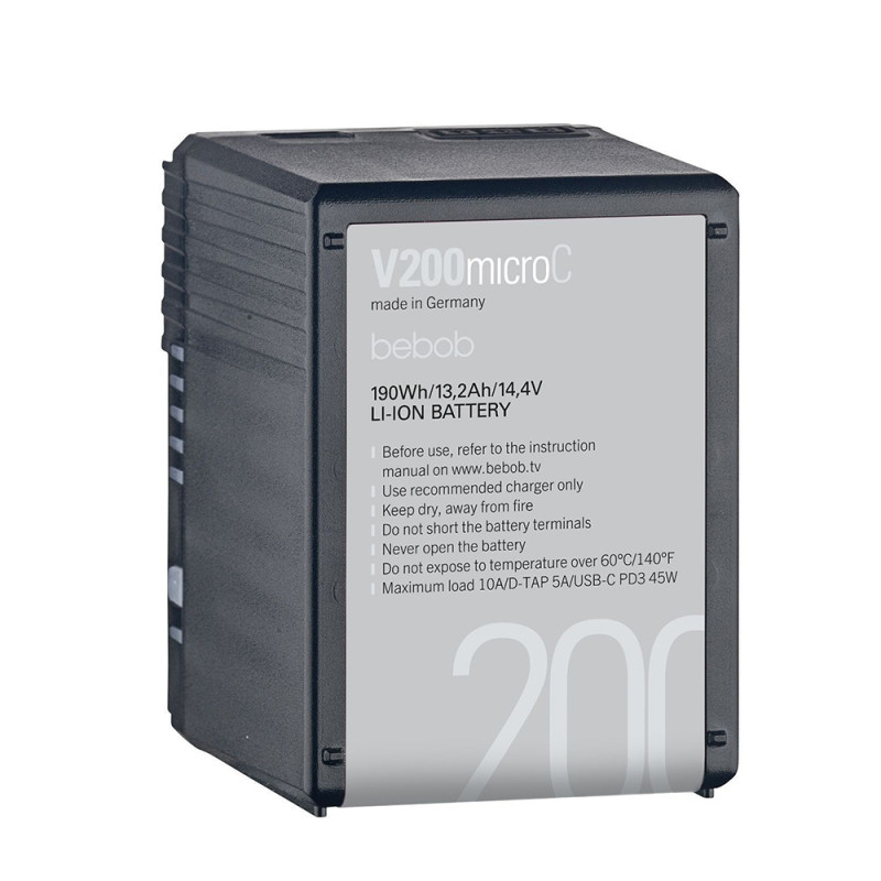 Bebob Batterie Micro V-Mount V200microC - Bebob - Prophot
