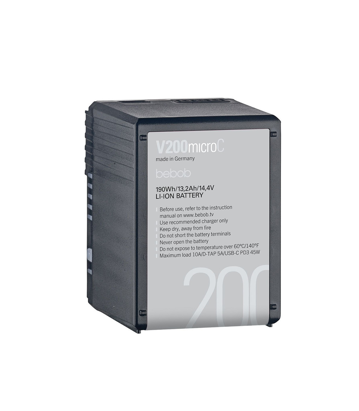 Bebob Batterie Micro V-Mount V200microC - Bebob - Prophot