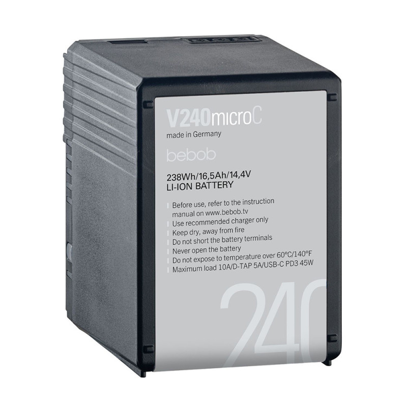 Bebob Batterie Micro V-Mount V240microC - Bebob - Prophot