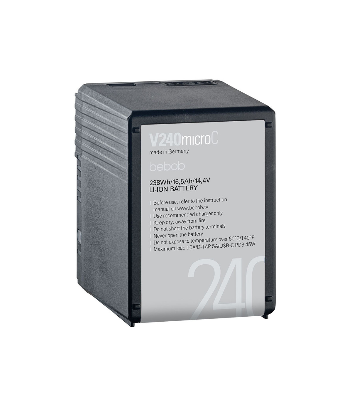 Bebob Batterie Micro V-Mount V240microC - Bebob - Prophot