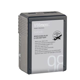 Bebob Batterie Micro V-Mount V98microC