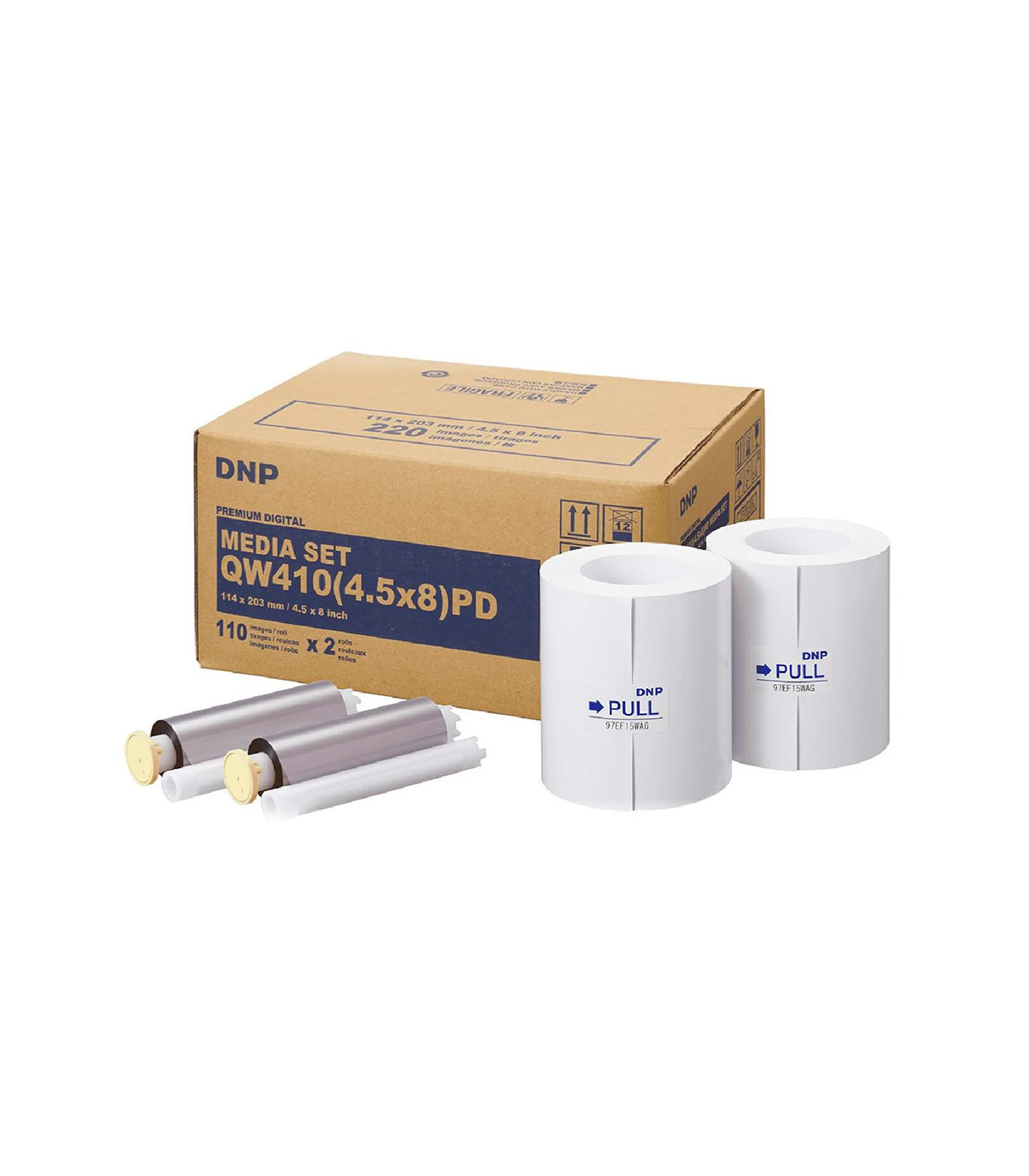 DNP Kit Identité ID+ QW410 avec Kit Impression Premium 11x20cm 220T - DNP - Prophot