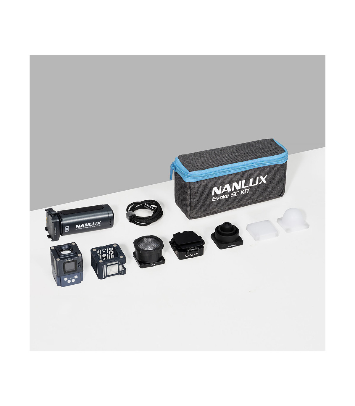 Nanlux Kit Torche LED Evoke 5C avec Accessoires - Nanlux - Prophot