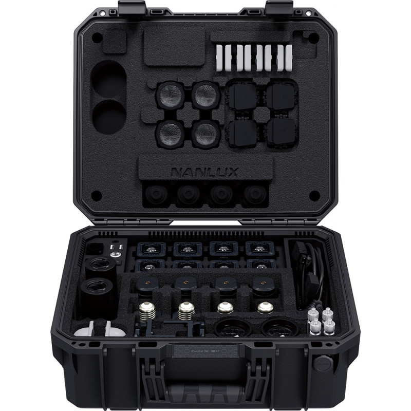 Nanlux Kit 8 torches LED Evoke 5C avec Accessoires - Nanlux - Prophot