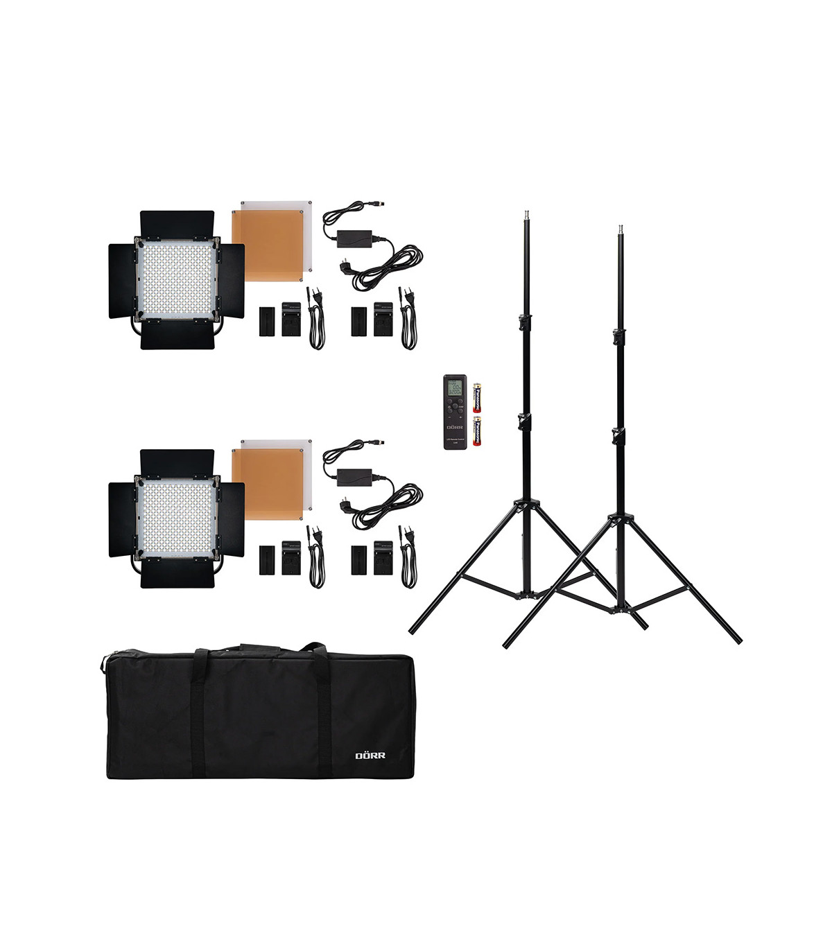Dörr Kit de 2 Panneaux LED Bi-Color DLP-1000 - Dörr - Prophot