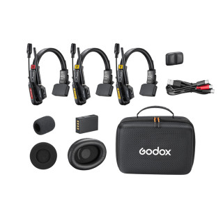 Godox Système Intercom Skytalk Air 2.4Ghz - 3 Utilisateurs