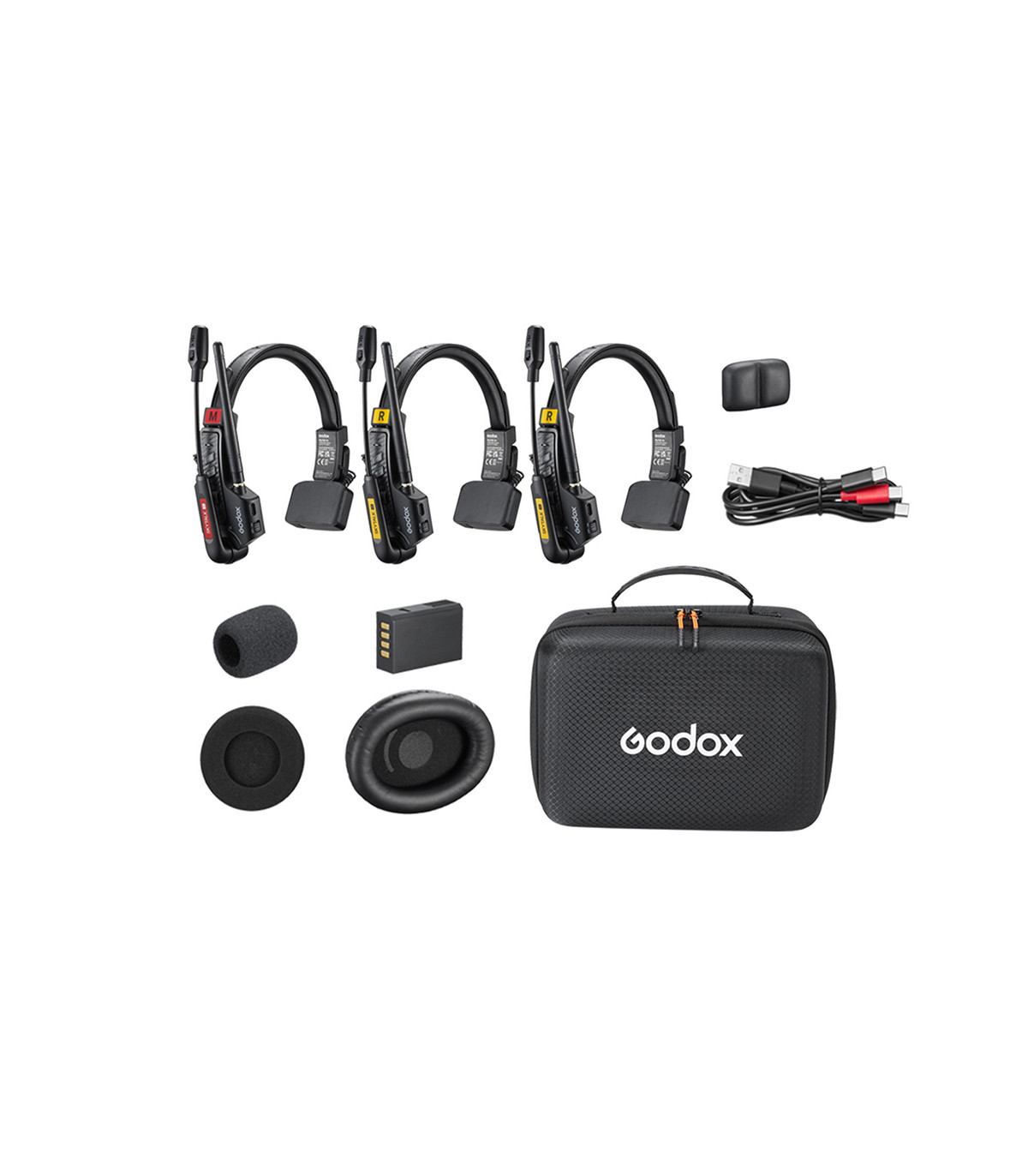 Godox Système Intercom Skytalk Air 2.4Ghz - 3 Utilisateurs - Godox - Prophot
