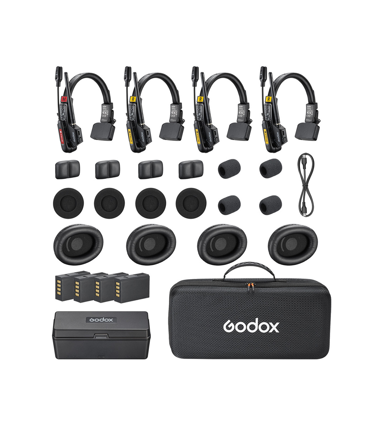Godox Système Intercom Skytalk Air 2.4Ghz - 4 Utilisateurs - Godox - Prophot