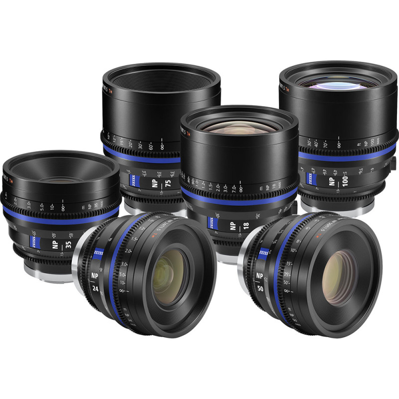 Zeiss Kit de 6 Objectifs Nano Prime (18-24-35-50-75-100mm) - E-Mount Feet - Zeiss - Prophot