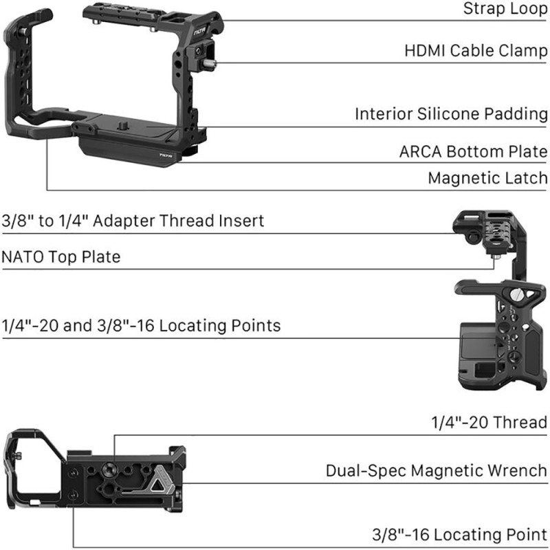 Tilta Cage Caméra pour Sony FX5 - Kit Pro Noir - Tilta - Prophot