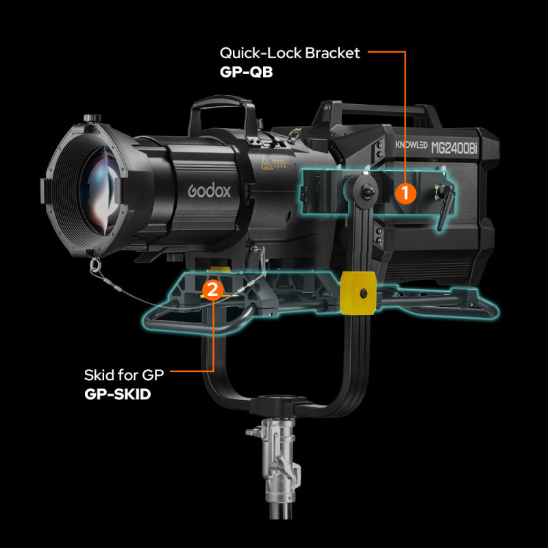 Godox Support GP-QB KNOWLED pour MG4KR vers Spotlight Série G - Godox - Prophot