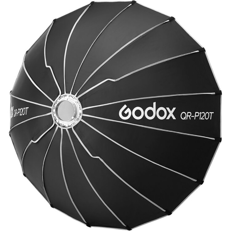 Godox Softbox Parabolique à fixation rapide QR-P120T - 120cm - Godox - Prophot