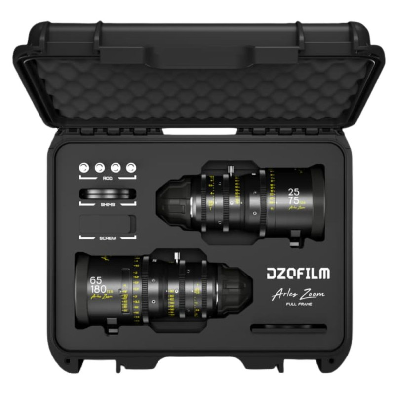 DZO Objectif CINEMA KIT ARLES ZOOM 25-75mm / 65-180mm T2.6 PL Impéria - DZOFilm - Prophot
