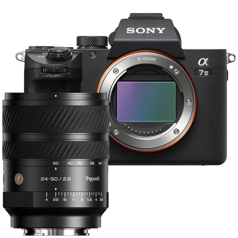 Sony Kit Alpha 7 III avec Objectif Thypoch Voyager 24-50mm f/2.8 - Sony - Prophot