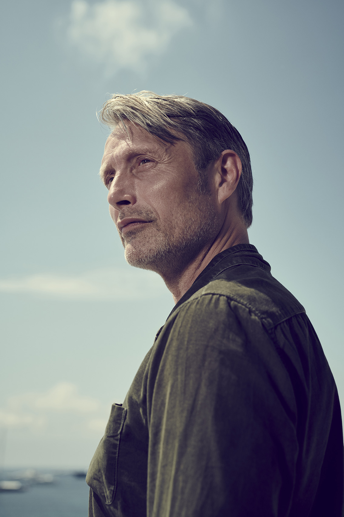 Portrait de Mads Mikkelsen développé dans Capture One Pro