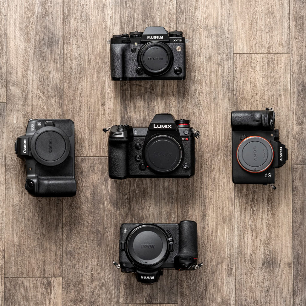 Appareils photo hybrides Sony Canon Nikon Fujifilm et Panasonic