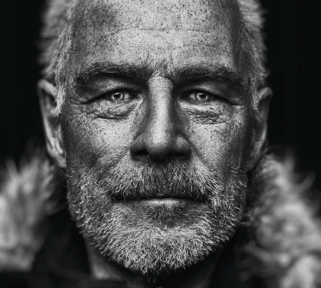 Portrait final de Tor réalisé par Philippe Echaroux en Laponie